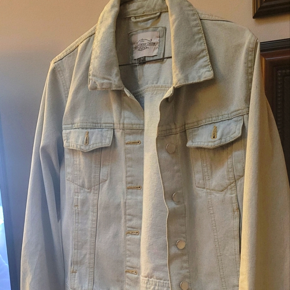 Classic Denim Jacket in Light Blue